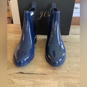 NIB J. Crew Chelsea Navy Rain Boots
Sz 6